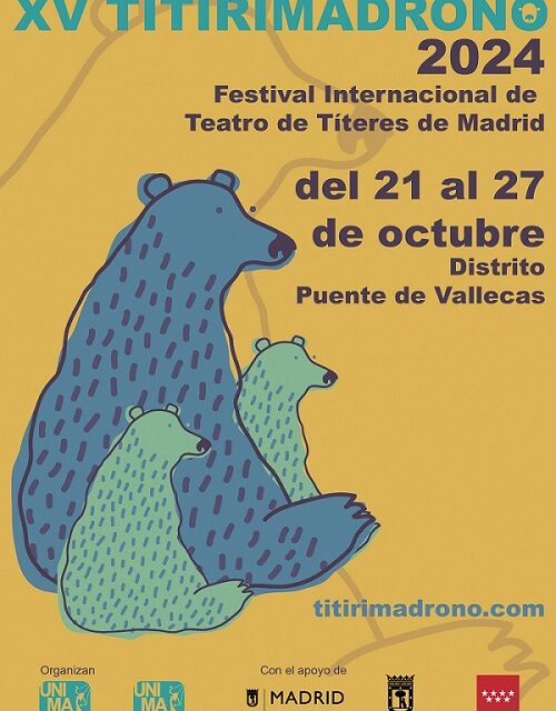 A punto el XV TITIRIMADROÑO – Festival Internacional de Teatro de Títeres de Madrid